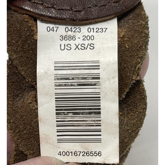 AEO American Eagle Outfitters Brown Braided Belt Men Sz Small Silver Tone Buckle - Picture 6 of 8